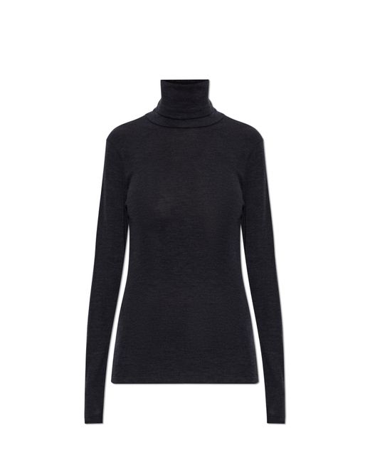 Rohe Black Wool Turtleneck