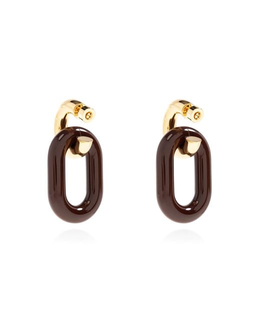 Marni Metallic Earrings With Pendants
