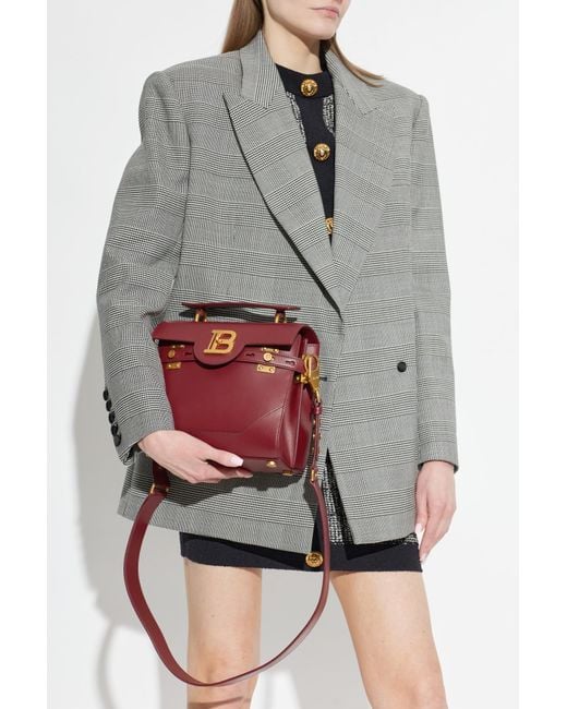 Balmain Gray Handbag "B-Buzz 23"