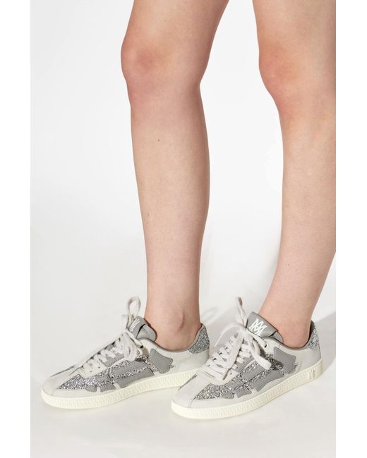 Amiri White 'Glitter Pacific Bones' Sports Shoes
