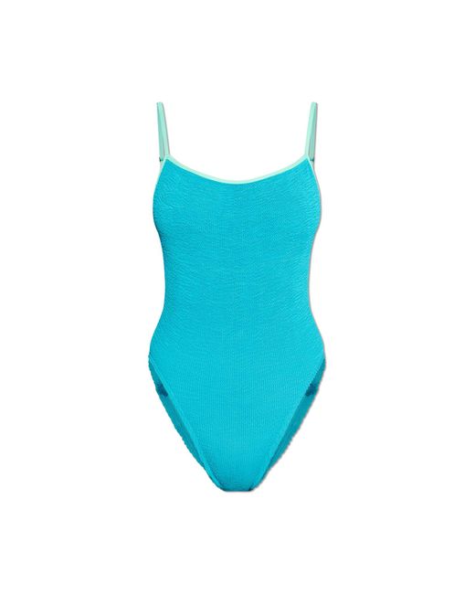 Bondeye Blue One-Piece Swimsuit "Contrast"