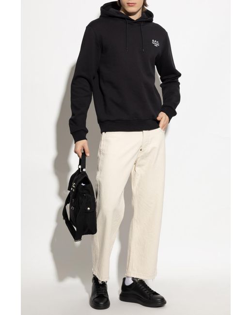 A.P.C. Black Sweatshirt Standard for men