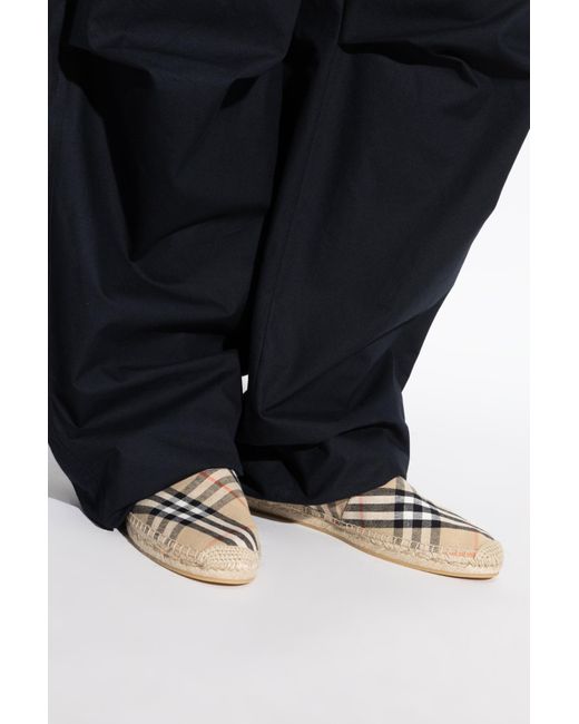 Burberry Blue Patterned Shoes for men
