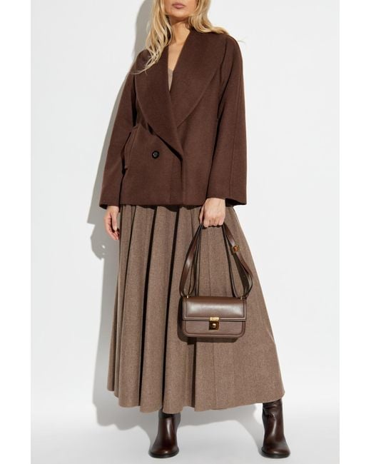 Max Mara Brown Short Coat 'Quatto'