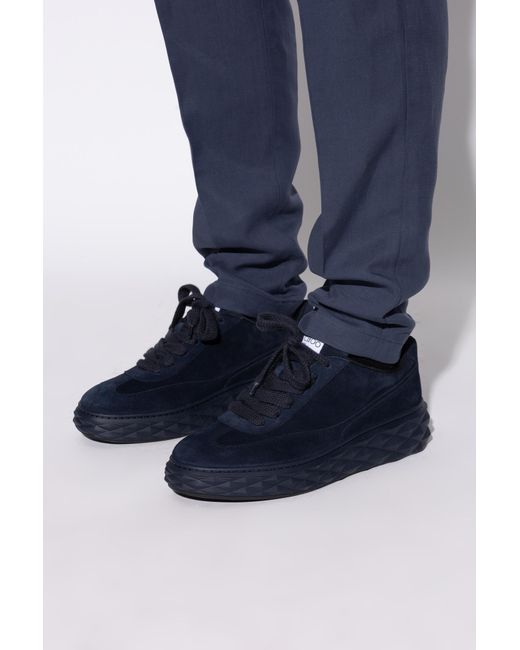 Jimmy Choo Black "Diamond Maxi" Sports Shoes for men