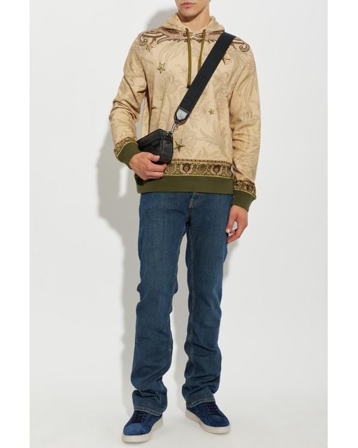 Etro Natural Hoodie for men