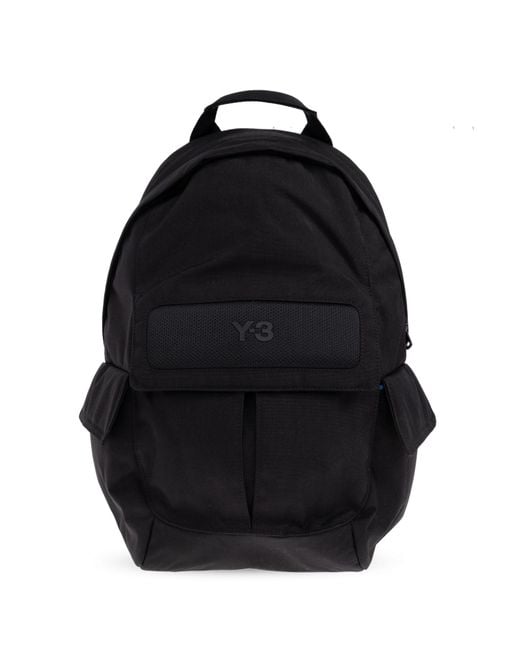 Y-3 Gray Backpack With Logo