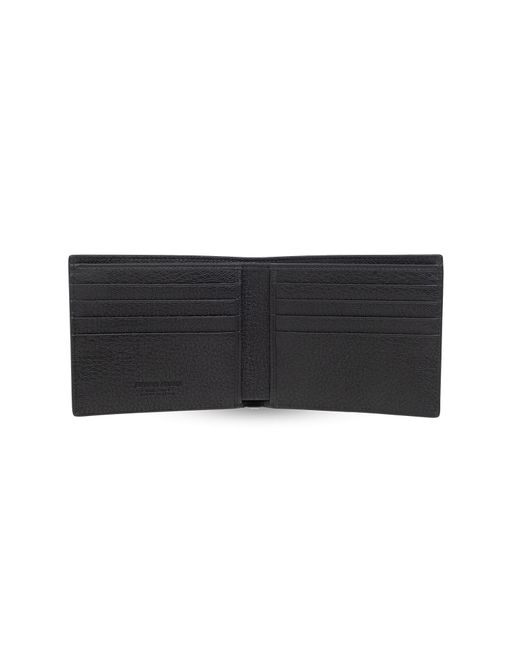 Giorgio Armani Black Leather Wallet for men