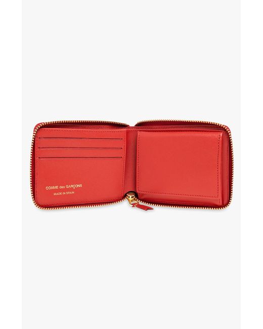 Comme des Garçons Red Leather Wallet