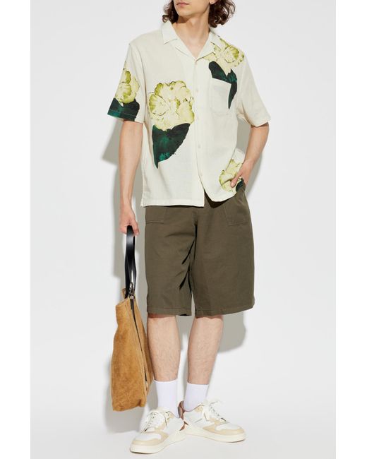 AllSaints Green Echo Shorts for men