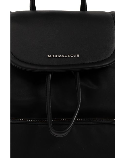 MICHAEL Michael Kors Black Backpack With 'Cara Small' Logo