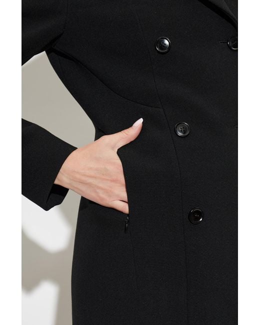 Alaïa Black Wool Coat
