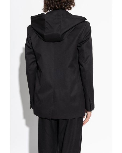 Off-White c/o Virgil Abloh Black Jacket With Hood for men