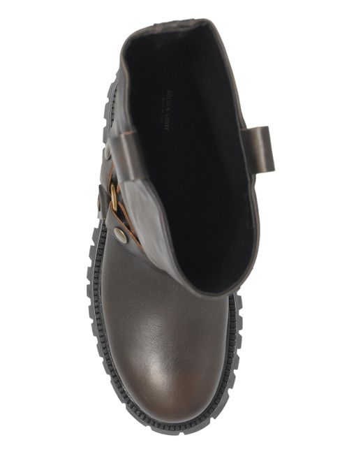 Golden Goose Deluxe Brand Black "Kurt Chunky" Ankle Boots