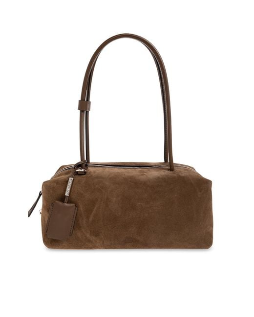 Max Mara Brown Suede Bag "Holdallsling"
