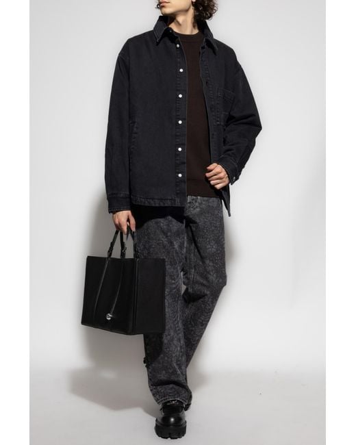 Golden Goose Deluxe Brand Black Jeans With Straight Legs for men