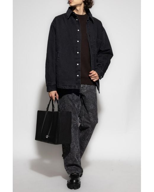 Golden Goose Deluxe Brand Black Jeans With Straight Legs for men