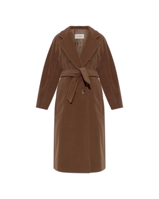 Max Mara Brown Wool Coat "Madame"