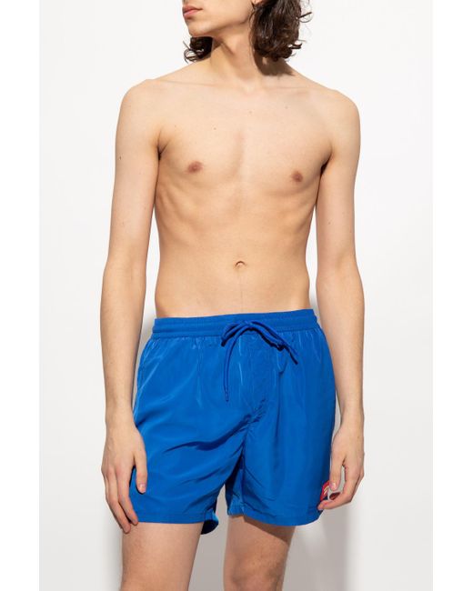 DIESEL 'bmbx-caybay-x' Swim Shorts in Blue for Men - Lyst