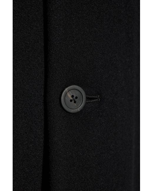 Rick Owens Black Wool Coat for men