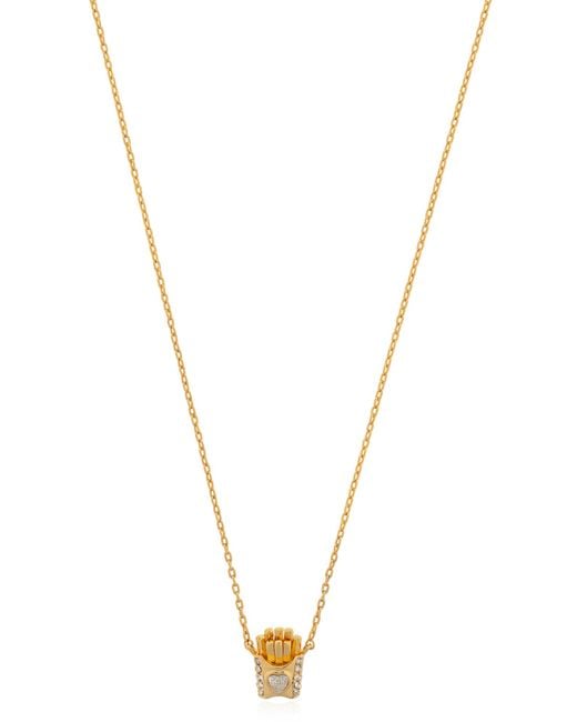 Kate Spade Metallic Necklace With Pendant
