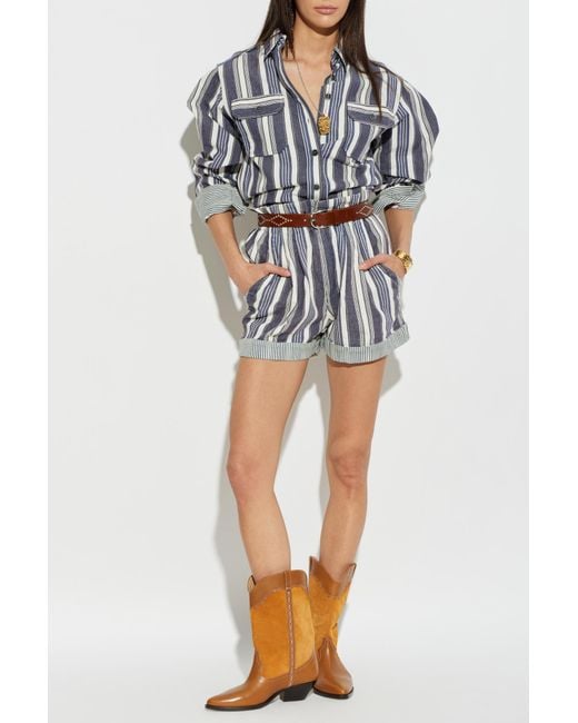 Isabel Marant White Shorts 'Nirma'