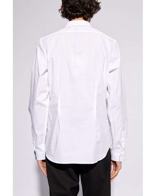 PS by Paul Smith White Shirt From Organic Cotton, for men