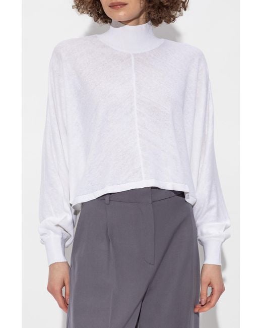 Alaïa White Backless Sweater