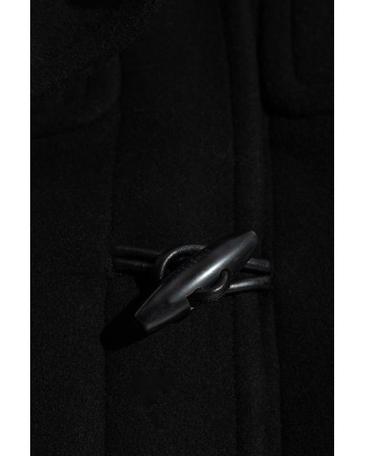 Jacquemus Black Wool Jacket With Hood