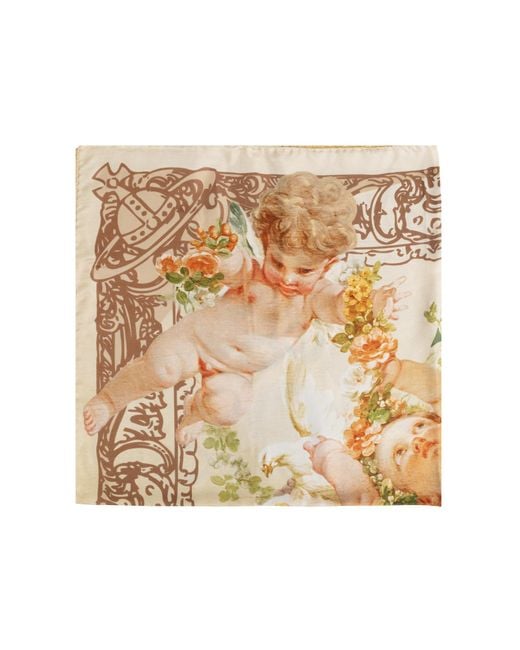 Vivienne Westwood Natural Silk Scarf