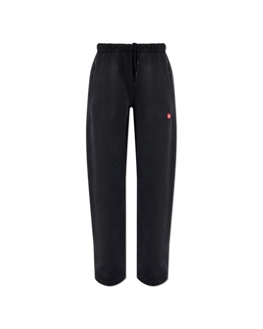 T By Alexander Wang Black Sweatpants With Print