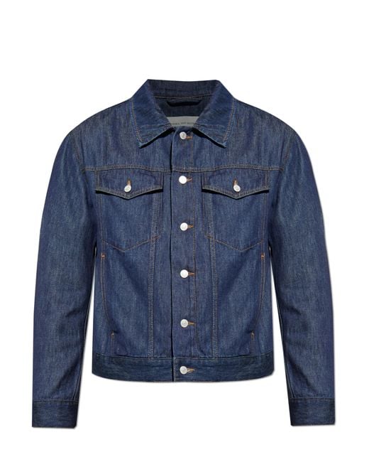 Dries Van Noten Blue Denim Jacket 'Vuskin' for men
