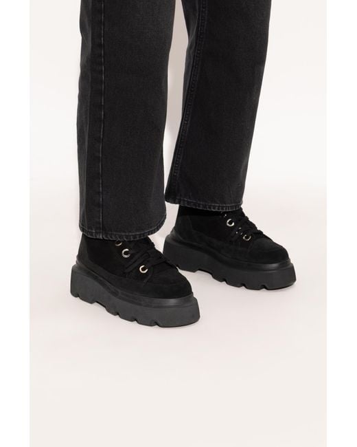 Inuikii Black Suede Ankle Boots 'Matilda'