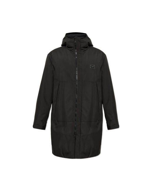 Dolce & Gabbana Black Padded Jacket for men