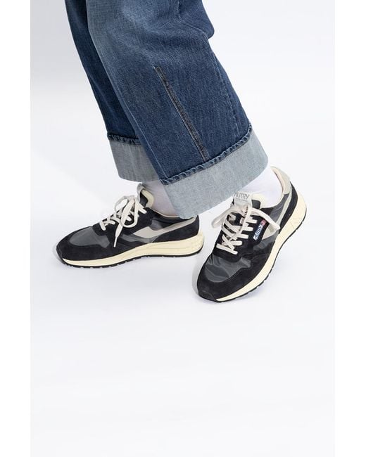 Autry Black 'Reelwind' Sneakers for men