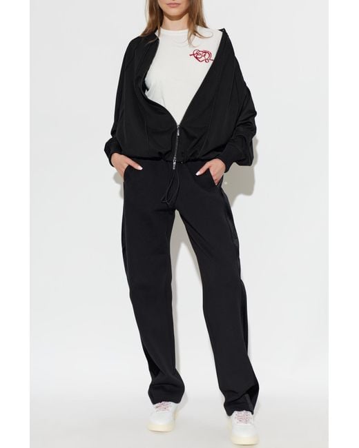 Emporio Armani Black Loose-Fit Sweatshirt