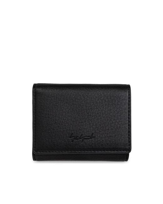 Discord Yohji Yamamoto Black Leather Wallet From The Discord Collection