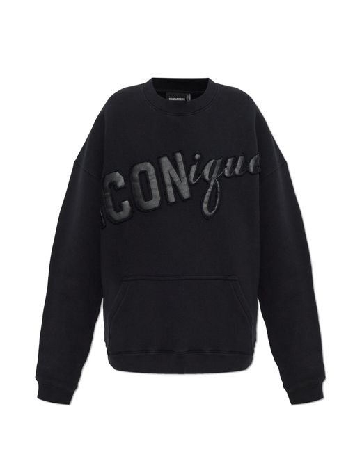 DSquared² Blue Sweatshirt With Patch