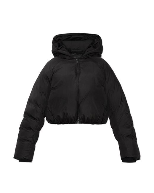AllSaints Black Short Padded Jacket 'Mae'