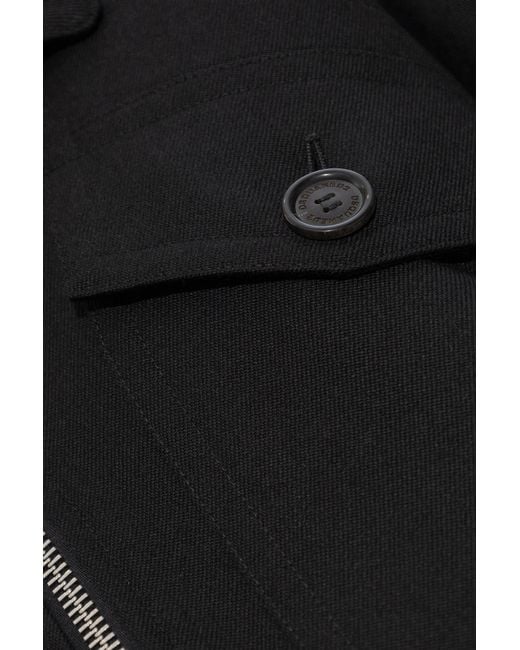 DSquared² Black Wool Jacket