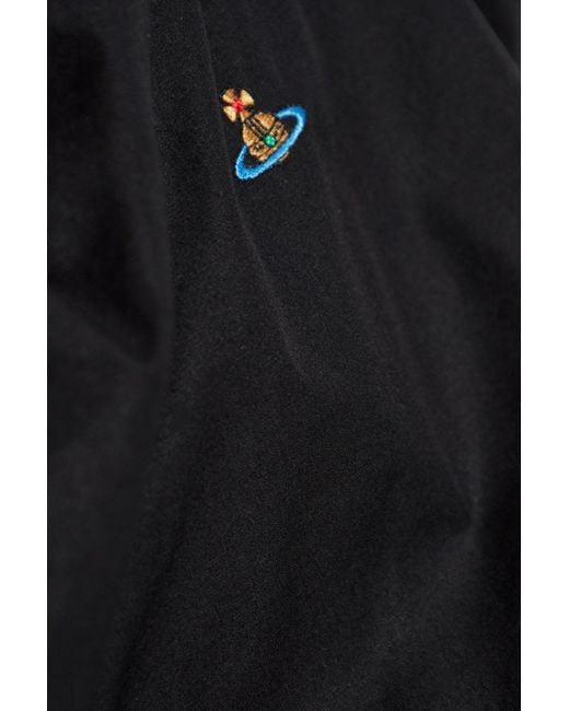Vivienne Westwood Black Top With "z" Logo,