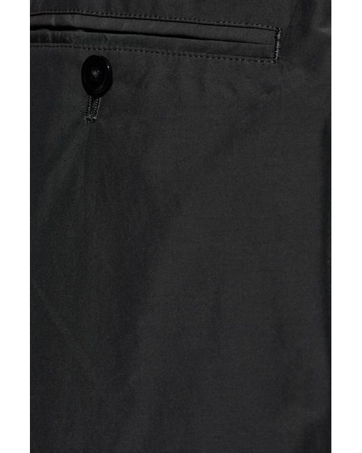 Theory Black Shorts With Pockets for men