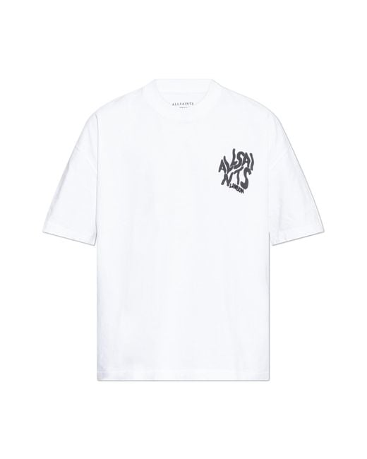 AllSaints White T-Shirt Orlando for men