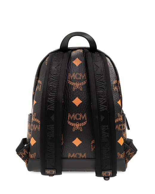 MCM Backpack With Logo in Black | Lyst MCM Backpack With Logo in Black | Lyst
