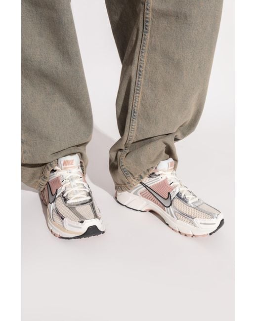 Nike White Zoom Vomero 5 Sports Shoes