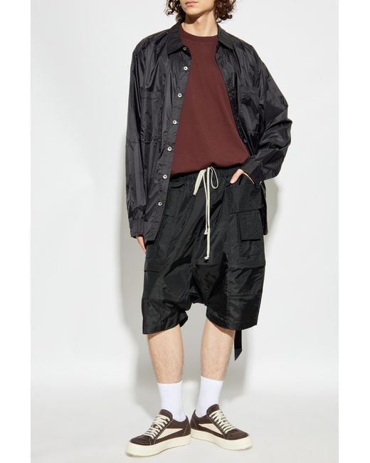 Rick Owens Gray 'Jumbo' Shirt for men