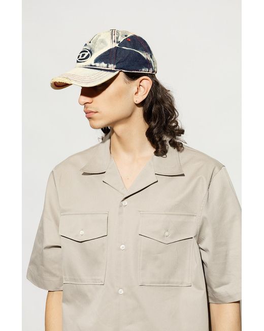 DIESEL Blue 'C-Seymon' Baseball Cap for men