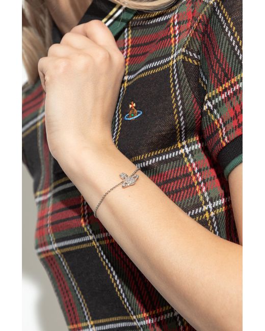 Vivienne Westwood White Brass Bracelet