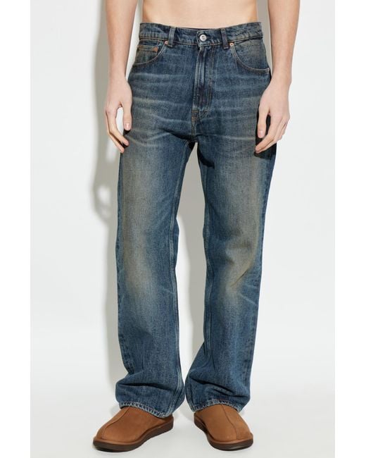 Our Legacy Blue Straight-Leg Jeans for men