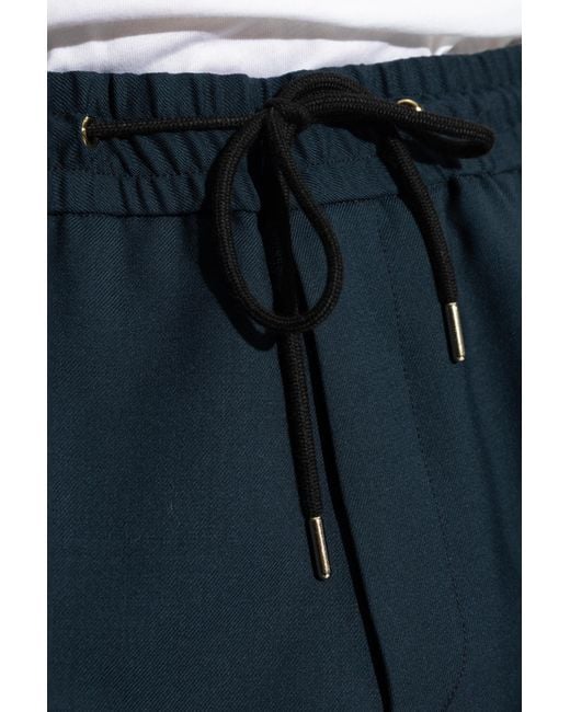Paul Smith Blue Creased Trousers, for men
